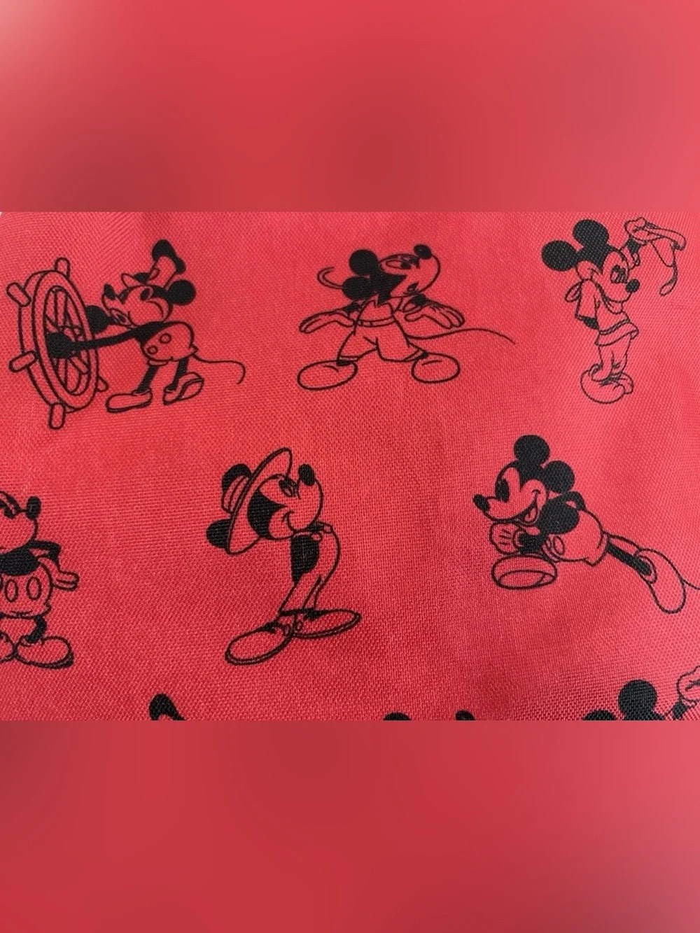 Mickey Mouse Red & Black Backpack - The Original Mickey Mouse